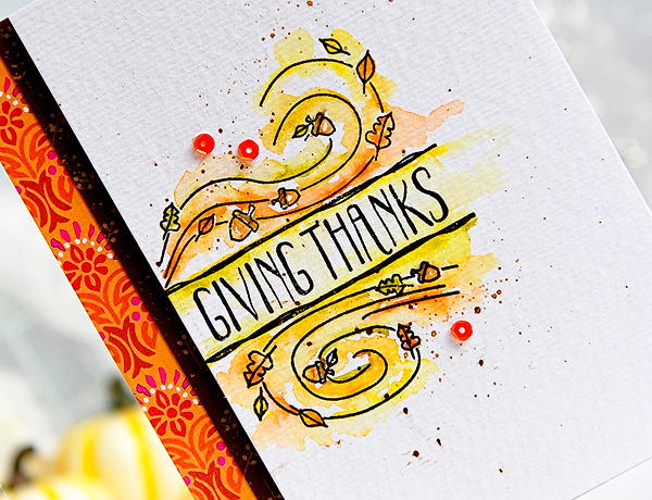 STAMPS: Splits: Giving Thanks<br />
PAPER: Stamperâ€™s Select White, Twig Wreath Paper pack,...