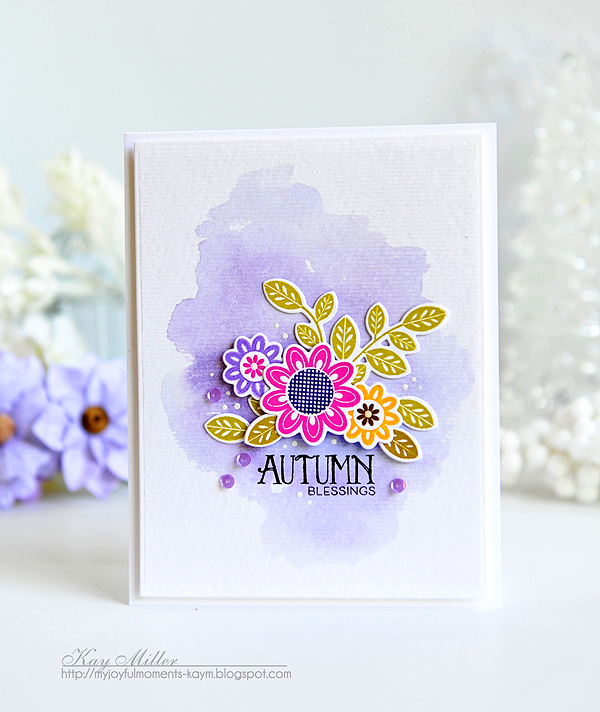 STAMPS: Stylized Autumn<br />
DIES: Stylized Autumn<br />
INK: Hibiscus Burst, Summer Sunrise,...