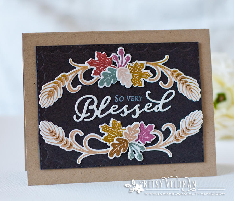Stamps: Paper Clippings: Thankful for You, Inspired: Blessed<br />
Ink: Terracotta Tile, Autumn...