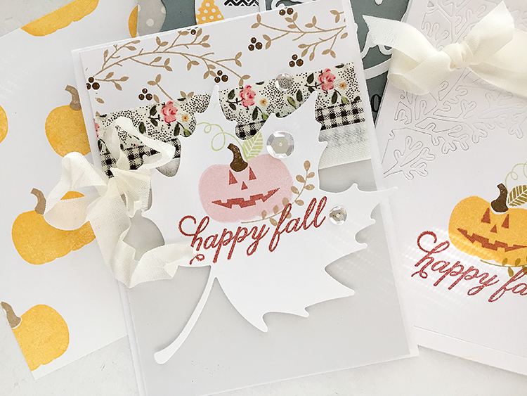 STAMPS: Autumn Pumpkins, Pumpkin Expressions<br />
INK: Sweet Blush, Americana, Classic Kraft,...