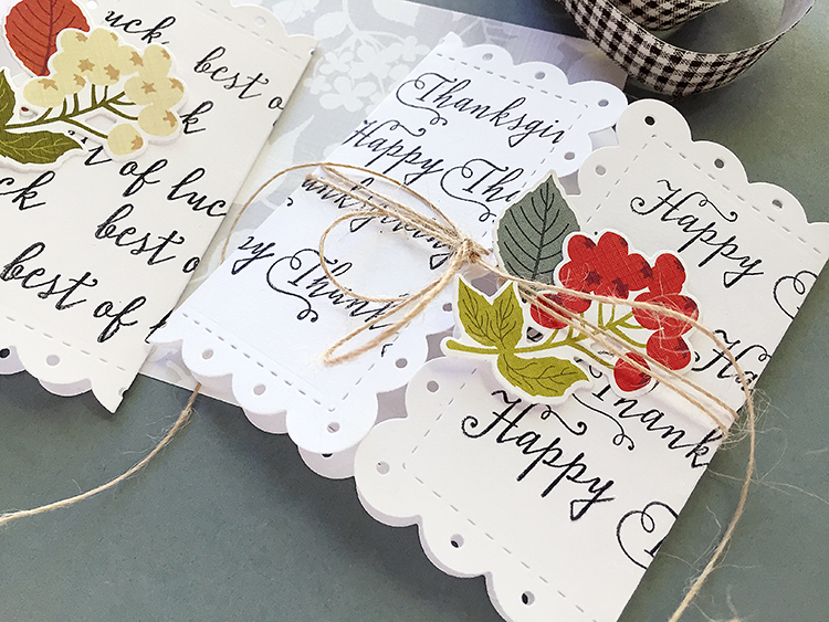 STAMPS: Lucky Break<br />
INK: True Black<br />
PAPER: Color Pop: Autumn, white<br />
DIES:...