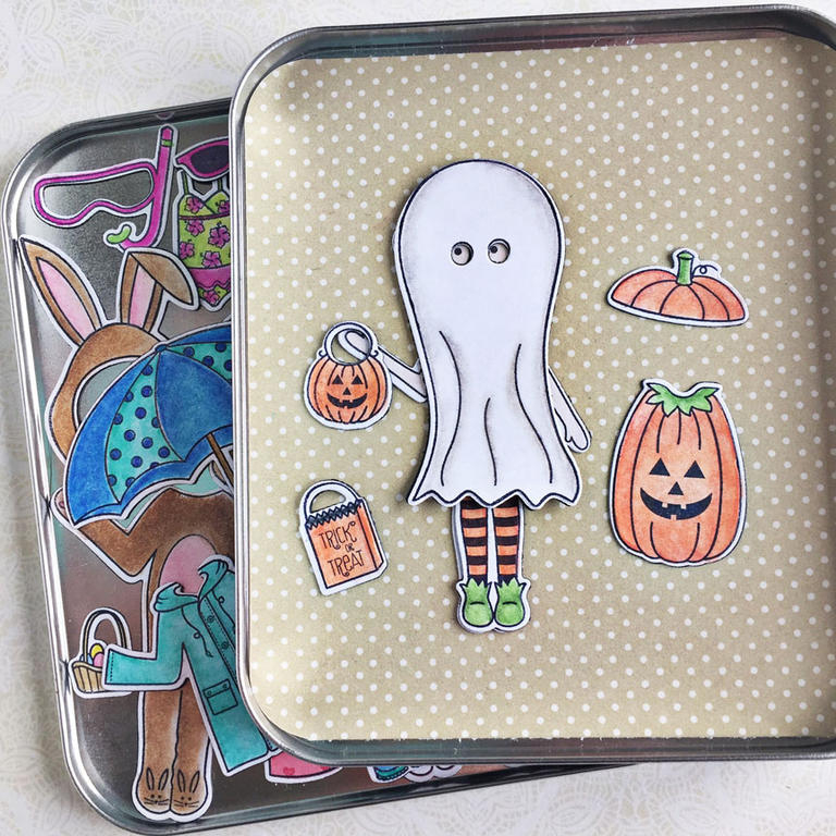 stamps: Dress Up Dolls: Basics, Dress Up Dolls: Halloween<br />
<br />
ink: True Black<br />...