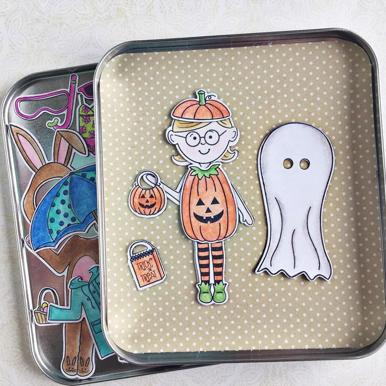 stamps: Dress Up Dolls: Basics, Dress Up Dolls: Halloween<br />
<br />
ink: True Black<br />...