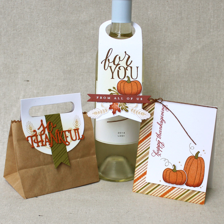 Stamps: Paper Clippings: Thankful For You, Plaid Builder - Papertrey Ink<br />
Cardstock:...