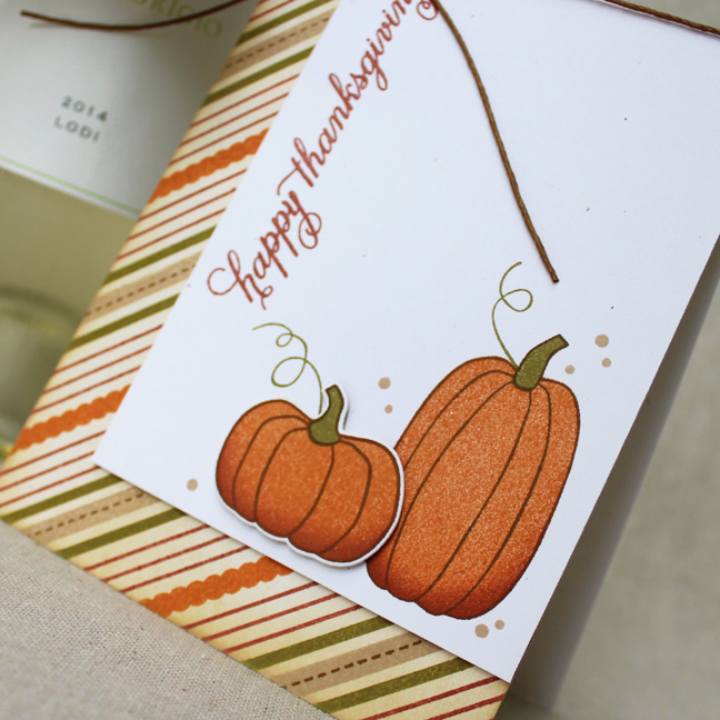 Stamps: Autumn Pumpkins, Plaid Builder - Papertrey Ink<br />
Cardstock: Rustic White -...