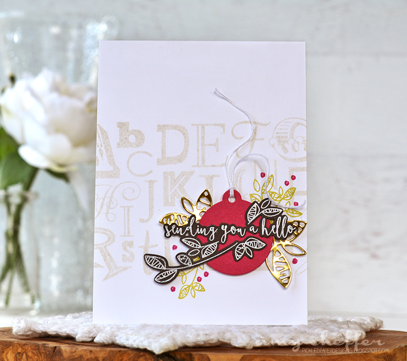 Stamps: Fancy Foliage, Alphabet Soup<br />
<br />
Dies: Fancy Foliage, Fancy Foliage Details,...
