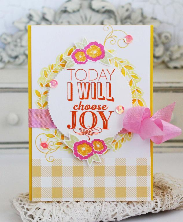 Papertrey Ink Supplies Used:<br />
Stamps:<br />
New Every Morning, Rustic Wreath, Fancy...