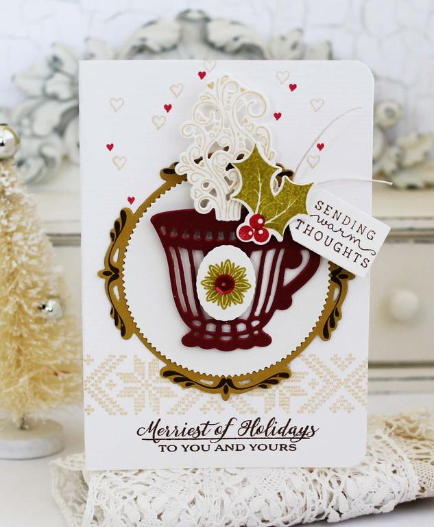 Papertrey Ink Supplies Used:<br />
Stamps:<br />
What the Doodle:  Tea Time, Enclosed:  Bell,...