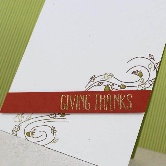 Stamps: Splits: Giving Thanks - Papertrey Ink<br />
Cardstock: Rustic White, Simply Chartreuse,...