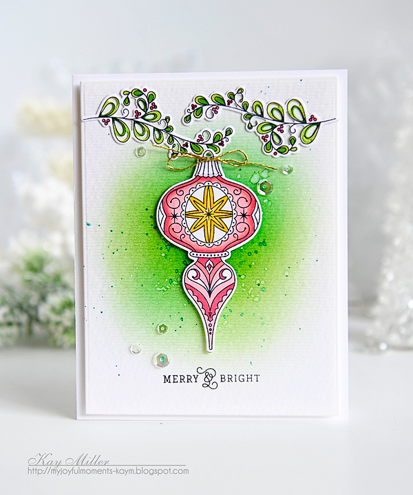STAMPS: What The Doodle; Ornament<br />
DIES: What The Doodle: Ornament<br />
INK: True...