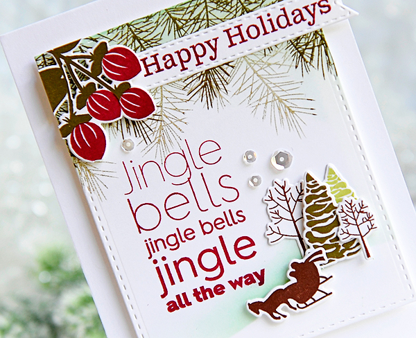 STAMPS: Keep it Simple: Happy Holidays, Ombre Sentiments: Christmas, Winter village, Holiday...