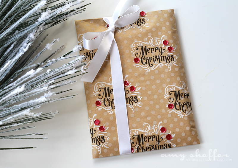 Fancy Pants Stamped Gift Wrap<br />
<br />
Stamps:Â Fancy Pants: Holiday<br />
<br />
Ink:...