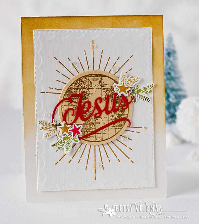 Stamps:  Inspired: Jesus, Christmas Cheer, Destination, Shine, Holiday Folk<br />
Ink:...
