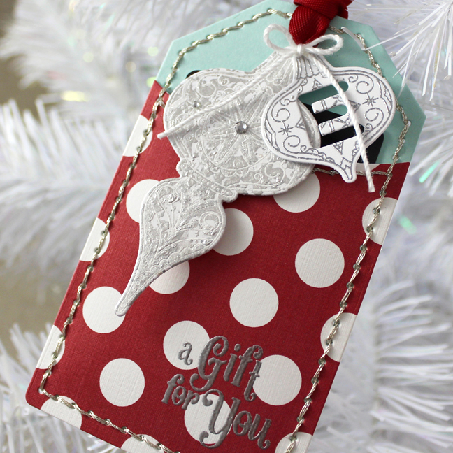 Stamps: What The Doodle: Ornament, Fancy Pants: Holiday - Papertrey Ink<br />
Cardstock: Aqua...