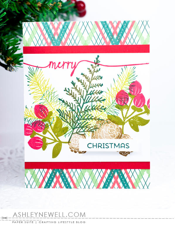 Supplies<br />
<br />
Stamps: Holiday Greens, Holiday Swoosh<br />
Ink: Pure Poppy, Limeade...