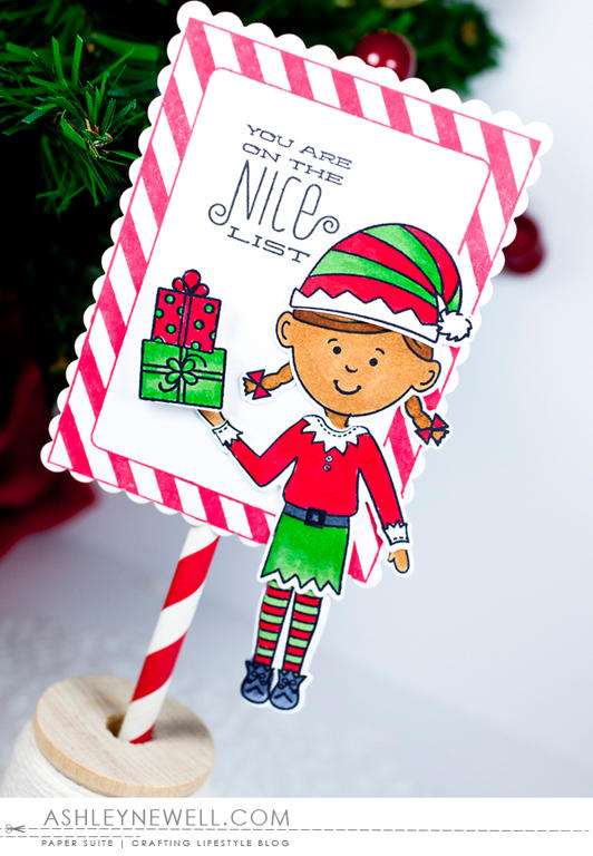 Supplies<br />
<br />
Stamps: Dress Up Dolls: Basics, Dress Up Dolls: Elves, Elf Sentiments<br...