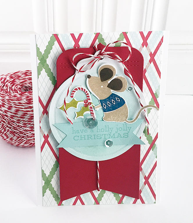 STAMPS: Christmas Critters, Christmas Critters Sentiment<br />
INK: Aqua Mist, Simply...