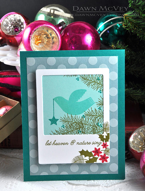 Paper: stamper&#039;s select white, vellum dot, aqua mist, tropical teal<br />
Stamps:...