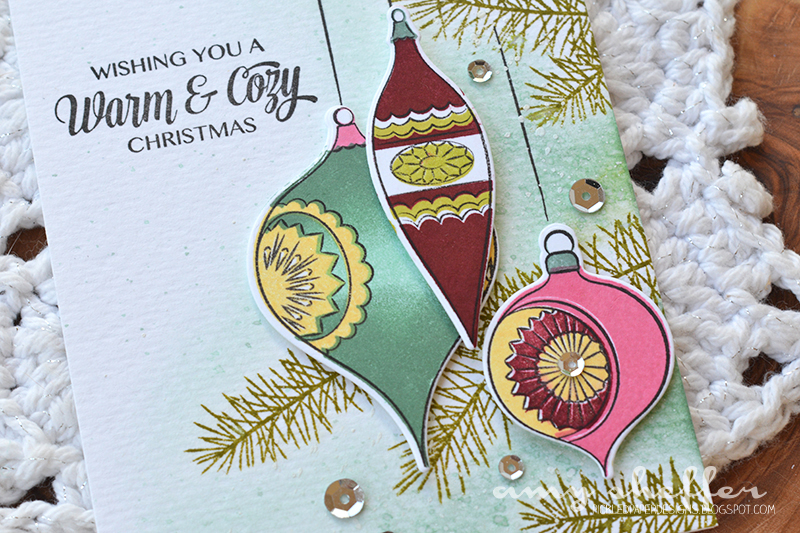 Stamps: Vintage Ornaments II, Holiday Greens<br />
<br />
Dies: Vintage Ornaments II<br />...