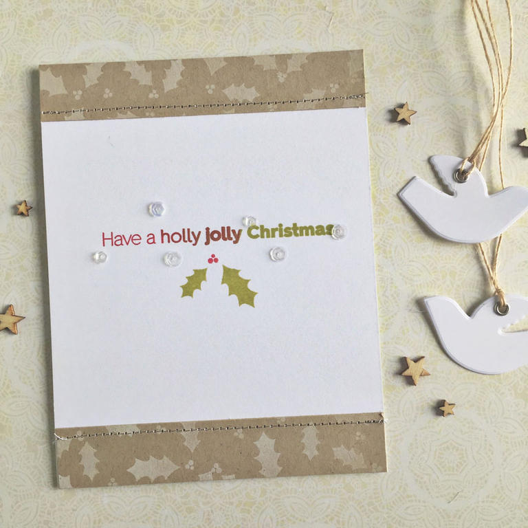 size: 4 1/4" x 5 1/2"<br />
<br />
stamps: Ombre Sentiments: Christmas, Christmas...
