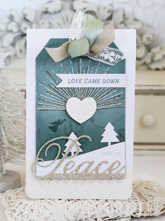 Papertrey Ink Supplies Used:<br />
Stamps:<br />
Shine, Inspired:  Jesus, Petite Places:...