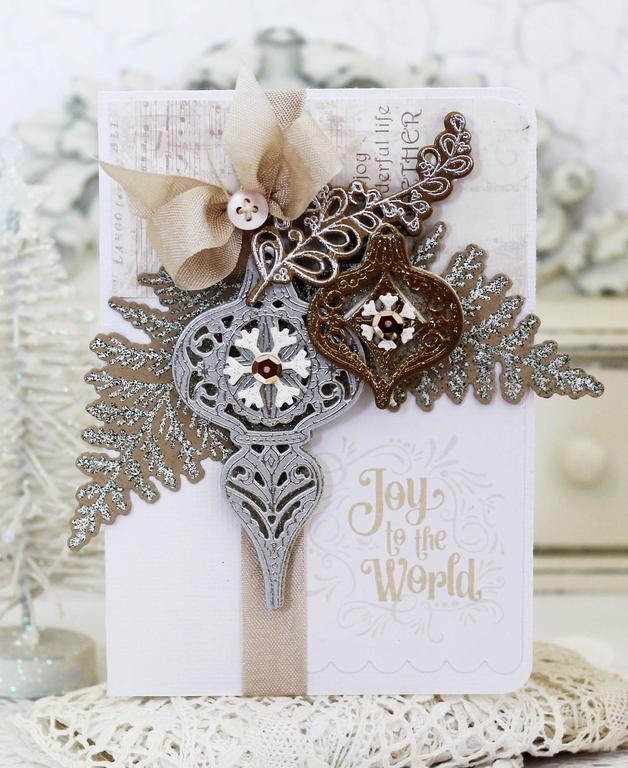 Papertrey Ink Supplies Used:<br />
Stamps:<br />
What the Doodle:  Ornament, Fancy Pants...