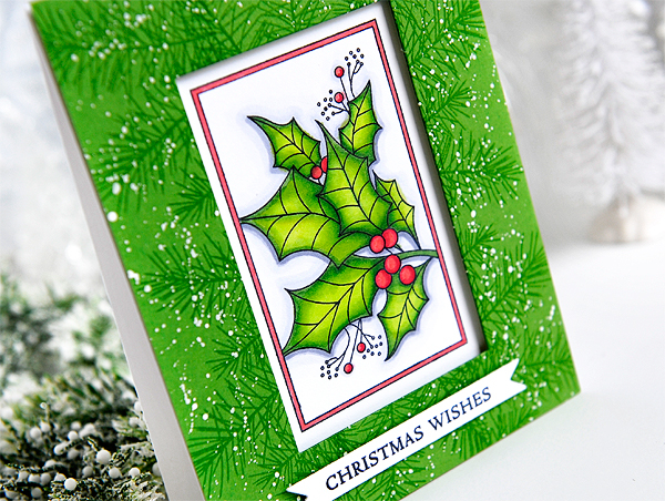 STAMPS: Botanical Blocks IV, Holiday Greens Borders<br />
DIES: Botanical Blocks, Tag Sale...