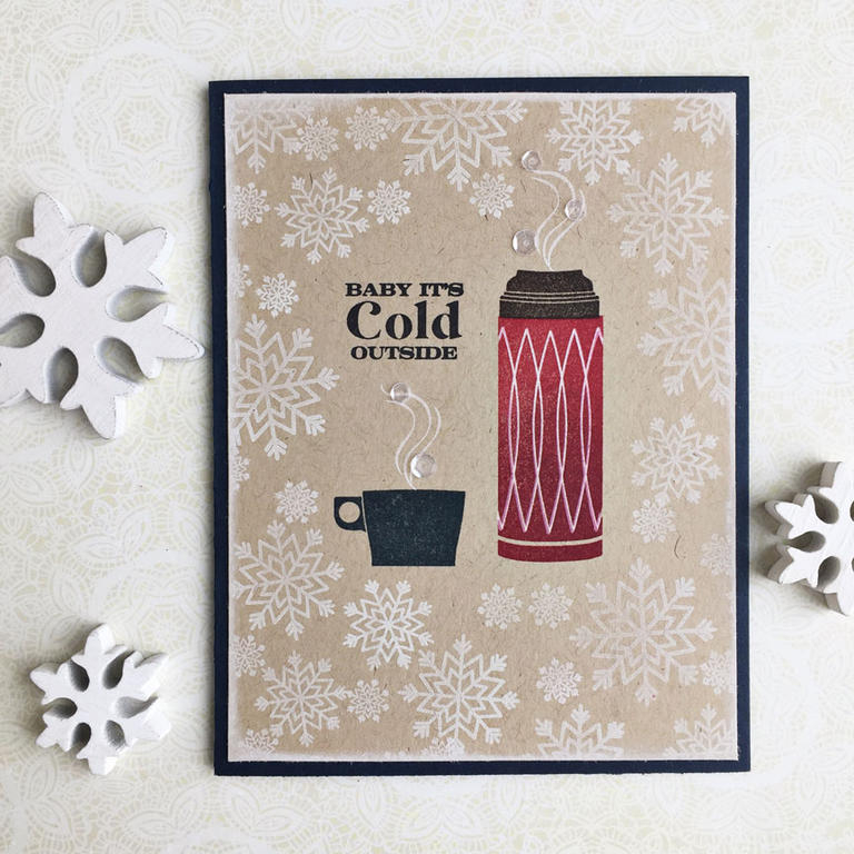 size: 4 1/4&quot; x 5 1/2&quot;<br />
<br />
stamps: Cozy Christmas, Winter Village (steam)<br...