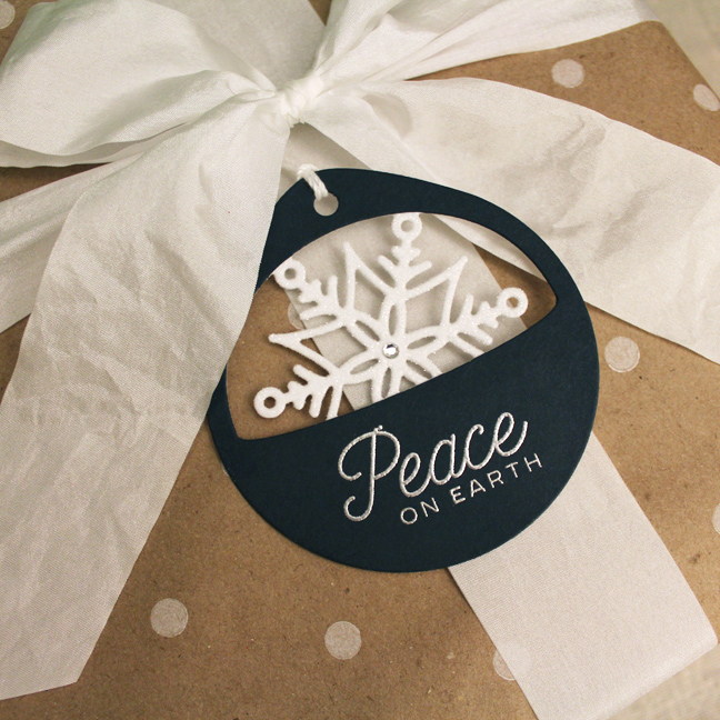 Layered Christmas Cuts Tag Trio<br />
Stamps: Christmas Cuts Sentiments - Papertrey Ink<br />...