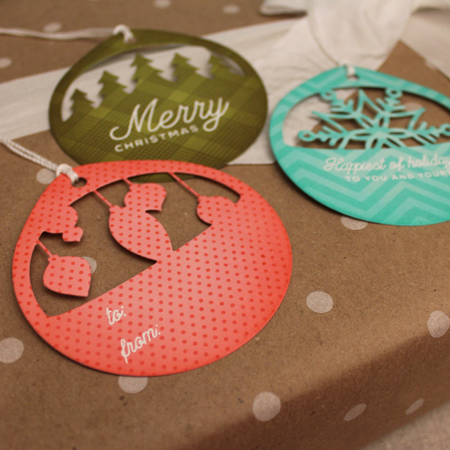 Stamps: Christmas Cuts, Background Basics: Super Stripes, Polka Dot Basics II, Noted - Papertrey...