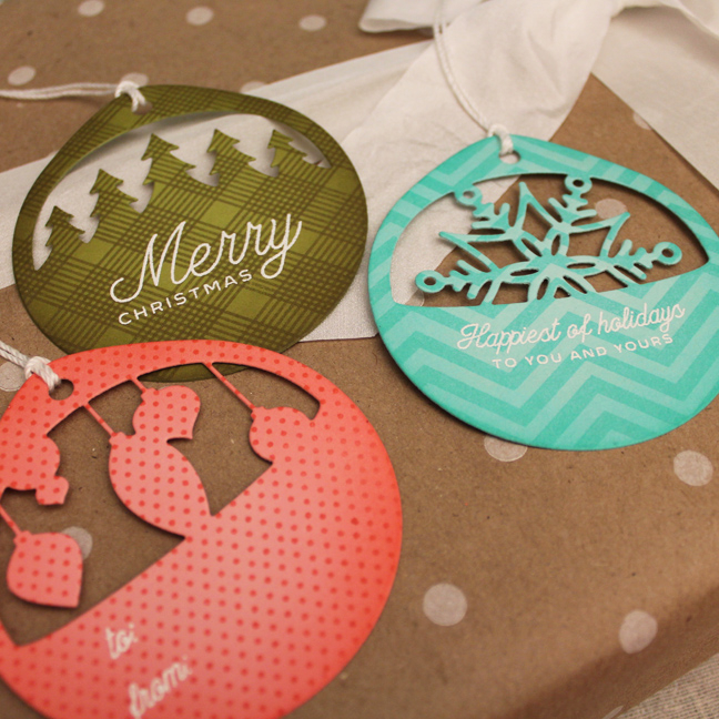 Stamps: Christmas Cuts, Background Basics: Super Stripes, Polka Dot Basics II, Noted - Papertrey...
