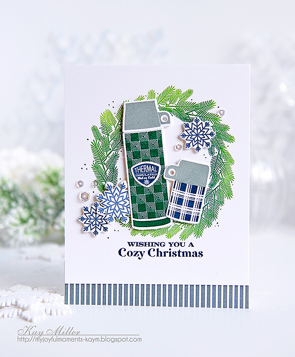 STAMPS: Sprig Wreath, Cozy Christmas<br />
DIES: Cozy Christmas<br />
INK: New Leaf,...