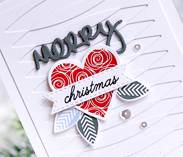 STAMPS: Jingle All The Way, Happy Notes, Heart Prints<br />
DIES: Jingle All The Way, Happy...