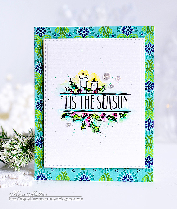 STAMPS:Splits: Tis The Season<br />
DIES: Noted: Scalloped A2<br />
INK: Black Permanent <br...