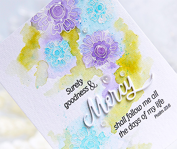 STAMPS: Inspired Mercy, Better Together<br />
DIES: Inspired Mercy<br />
INK: True Black<br />...