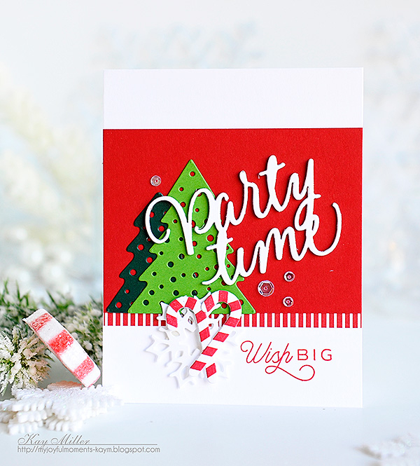 STAMPS: For You, Sweet Holiday Wishes<br />
DIES: Sweet Holiday Wishes, Big Basics: Party Time,...