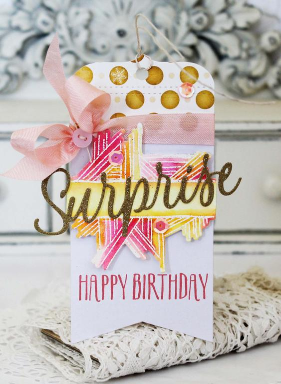 Papertrey Ink Supplies Used:<br />
Stamps:<br />
Splits:  Birthday<br />
Ink:<br />
Berry...