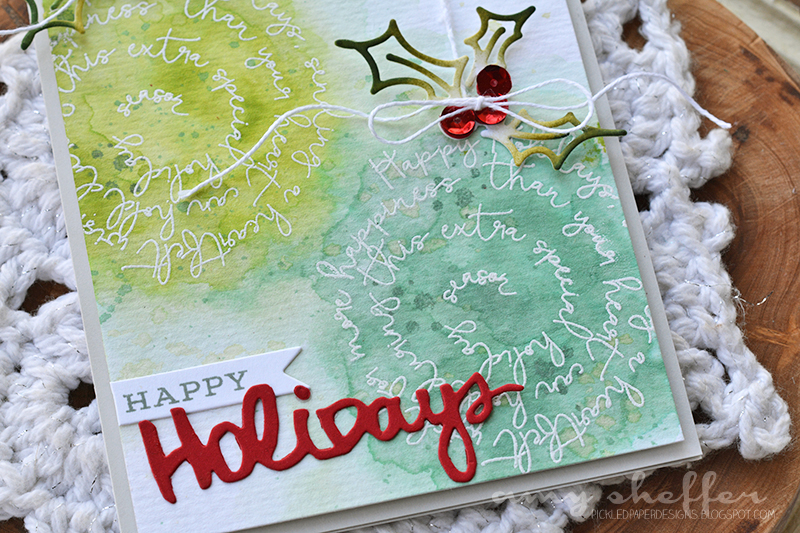 Stamps: Script Swirls: Christmas, Jingle All the Way<br />
Dies: Shaped Sayings: Christmas,...