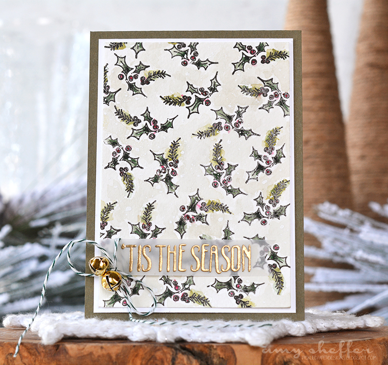 Stamps: Splits: &#039;Tis the Season<br />
Ink: Versafine Onyx Black<br />
Paper: watercolor...
