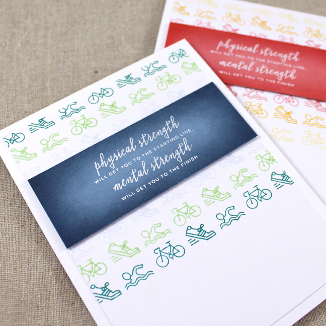 Stamps: Making Strides, Moments Inked: Active Symbols - Papertrey Ink<br />
Cardstock: Spring...