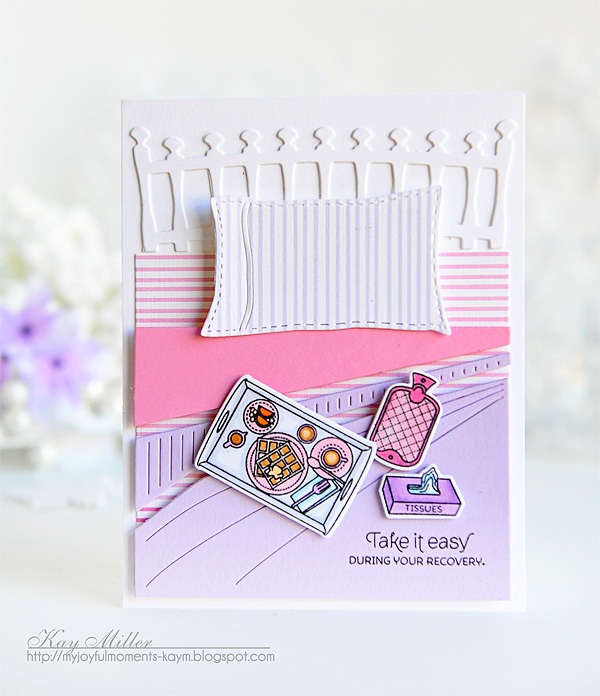 STAMPS: Take It Easy<br />
DIES: Take it Easy, Cozy Bed<br />
INK: True  Black<br />
PAPER:...