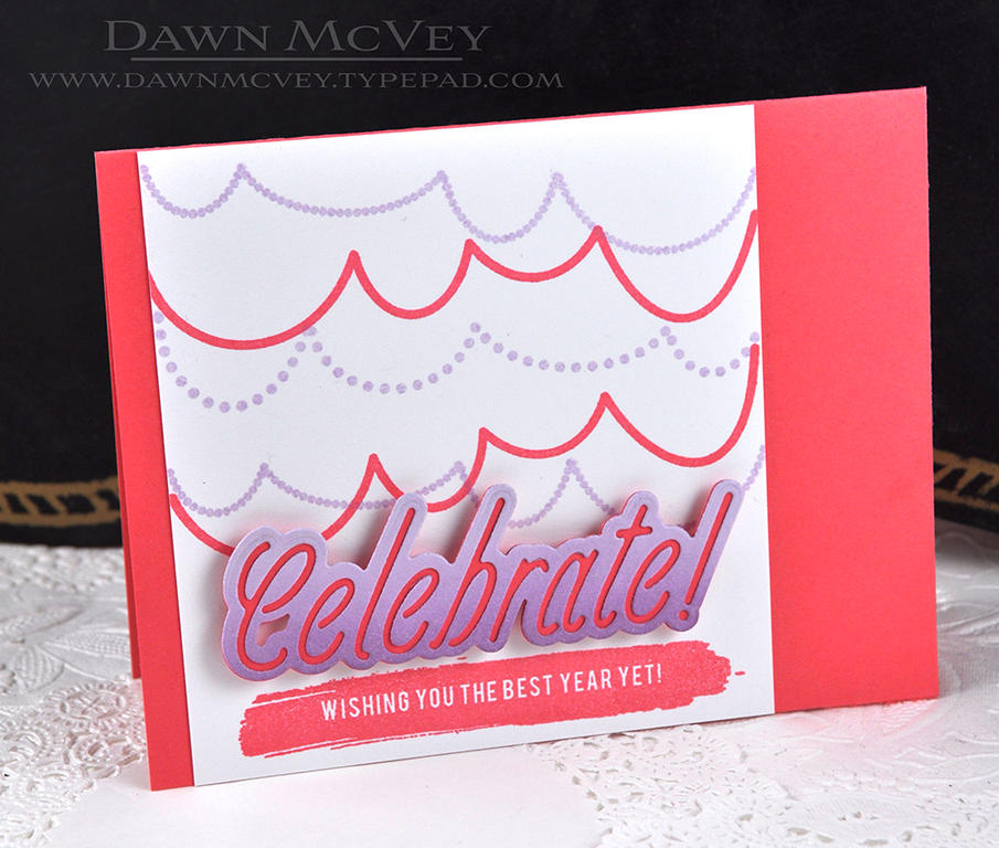 Paper: stamper&#039;s select white, berry sorbet, lilac grace<br />
Stamps: Stroke Speak,...