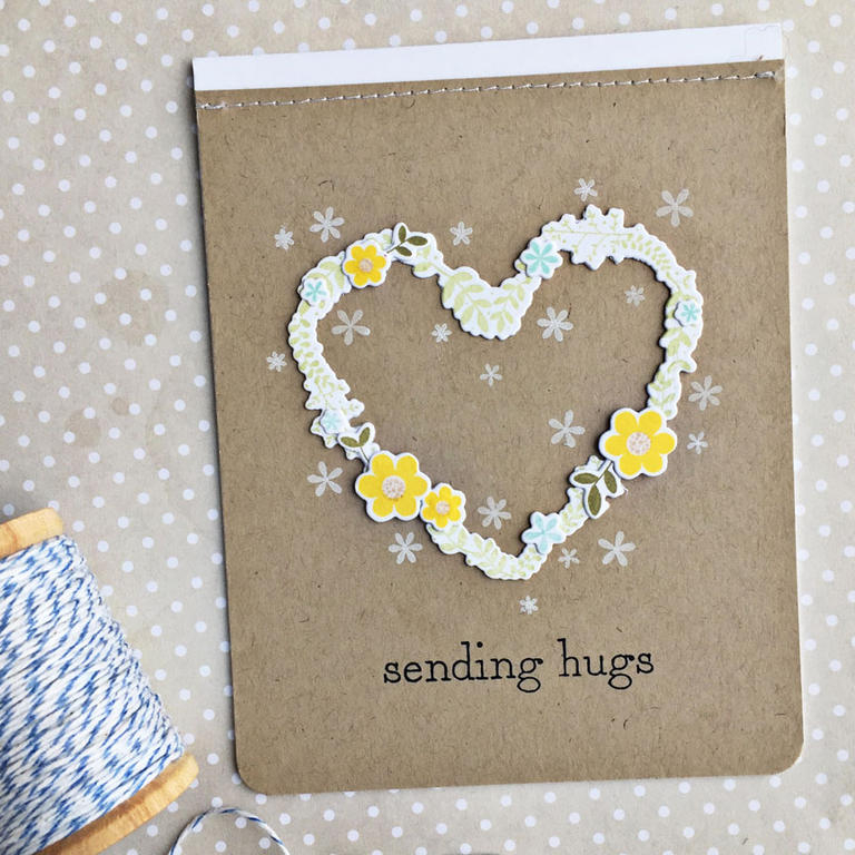 size: 4 1/4&quot; x 5 1/2&quot;<br />
<br />
stamps: To Have &amp; To Hold, Keep it Simple:...