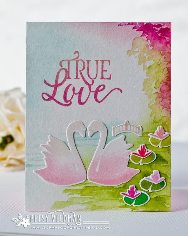 Stamps:  Swan&#039;sational, Paper Clippings: Love Story, Petite Places: Walk in the Park<br />...