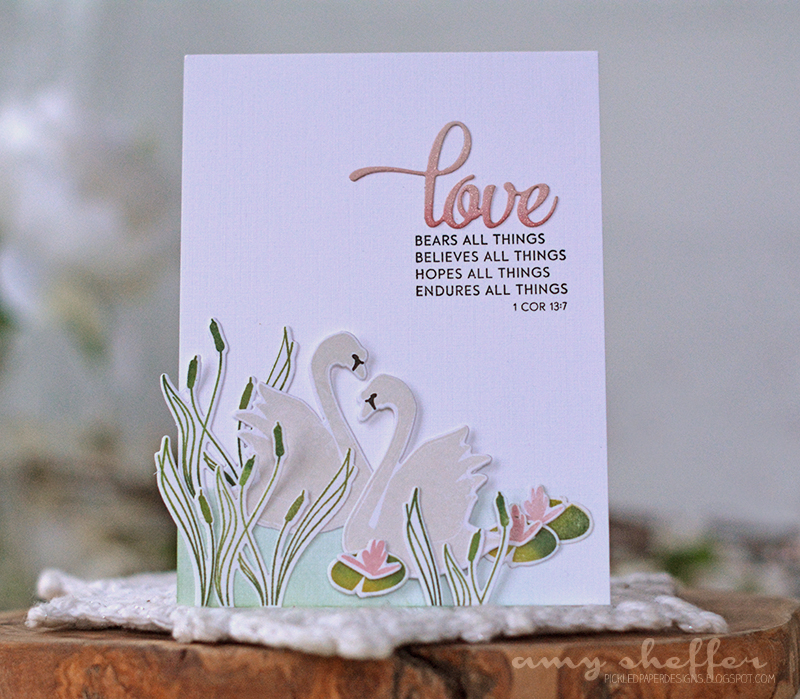 Stamps: Swan&#039;sational; Inspired: Love<br />
Dies: Swan&#039;sational; Inspired: Love <br...