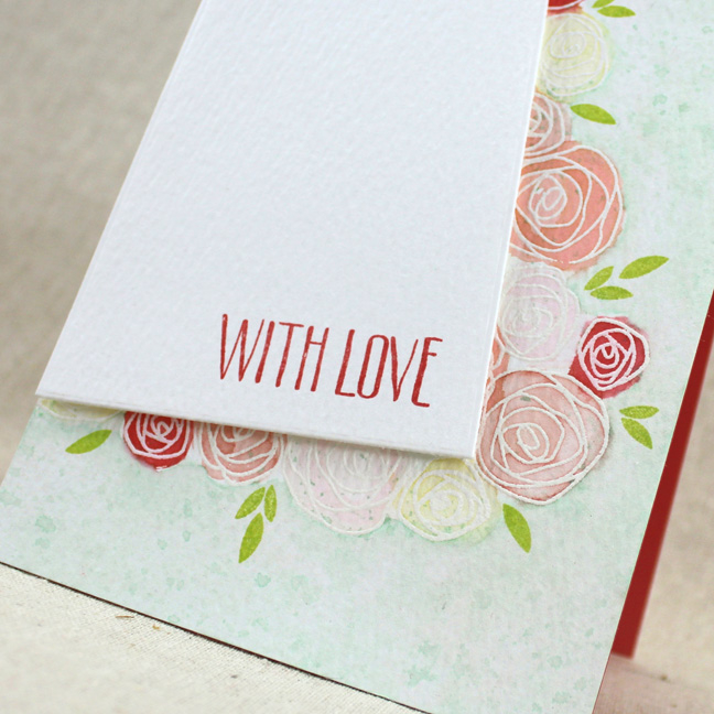 Stamps: Splits: With Love - Papertrey Ink<br />
Cardstock: Berry Sorbet - Papertrey Ink;...