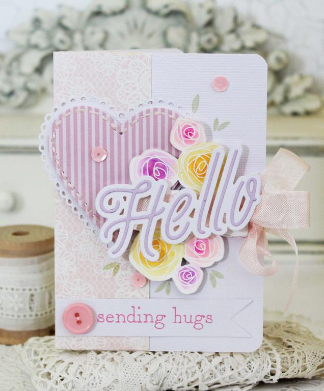 Papertrey Ink Supplies Used:<br />
Stamps:<br />
Keep it Simple:  Sending Hugs, Splits:  With...