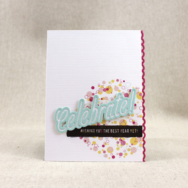 Stamps: Stroke Speak - Papertrey Ink<br />
Cardstock: Aqua Mist, Raspberry Fizz, Confetti Toss...