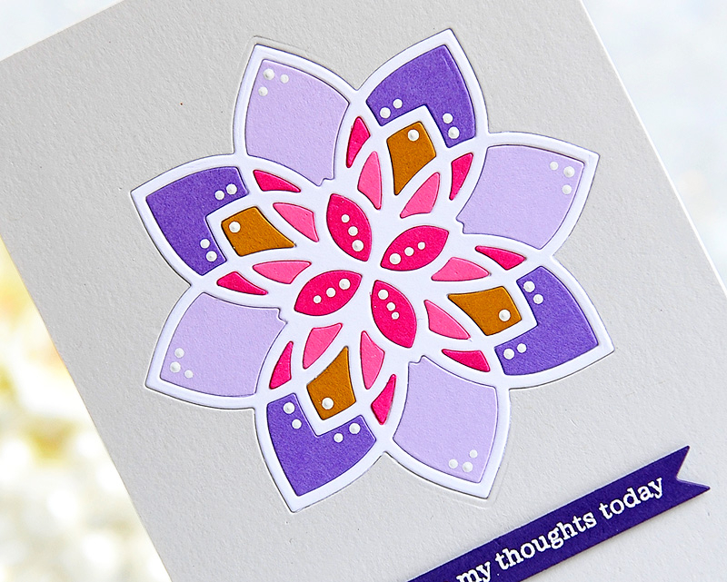 STAMPS: The Skinny<br />
DIES: Medalion Trio, Tag Sale #10<br />
PAPER: Honey Nut, Raspberry...