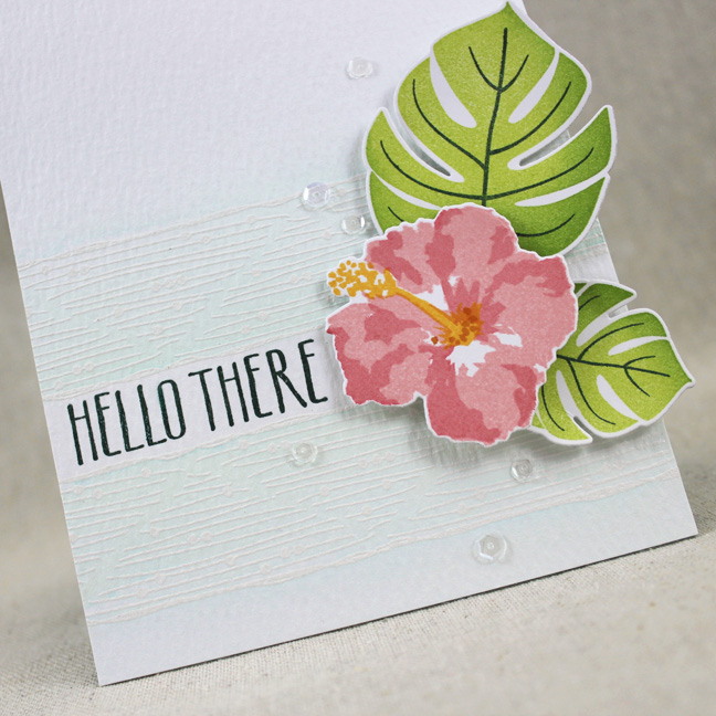 Stamps: Palm Prints, Splits: Hello There, Some Like It Hot - Papertrey Ink<br />
Cardstock:...
